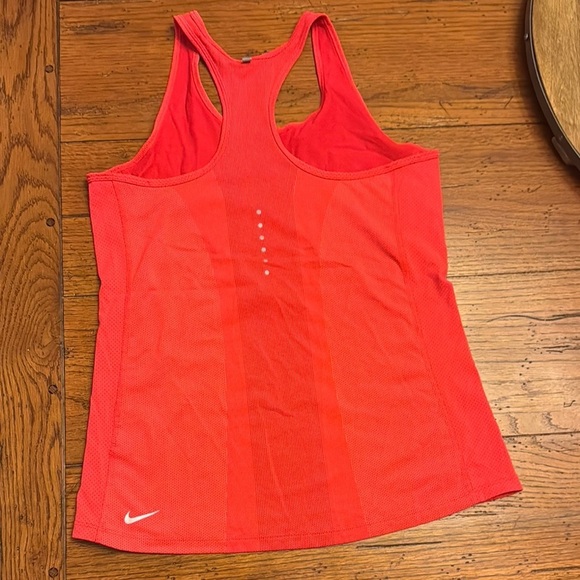 Nike Orange Black Fitted Tank Top - Picture 4 of 4